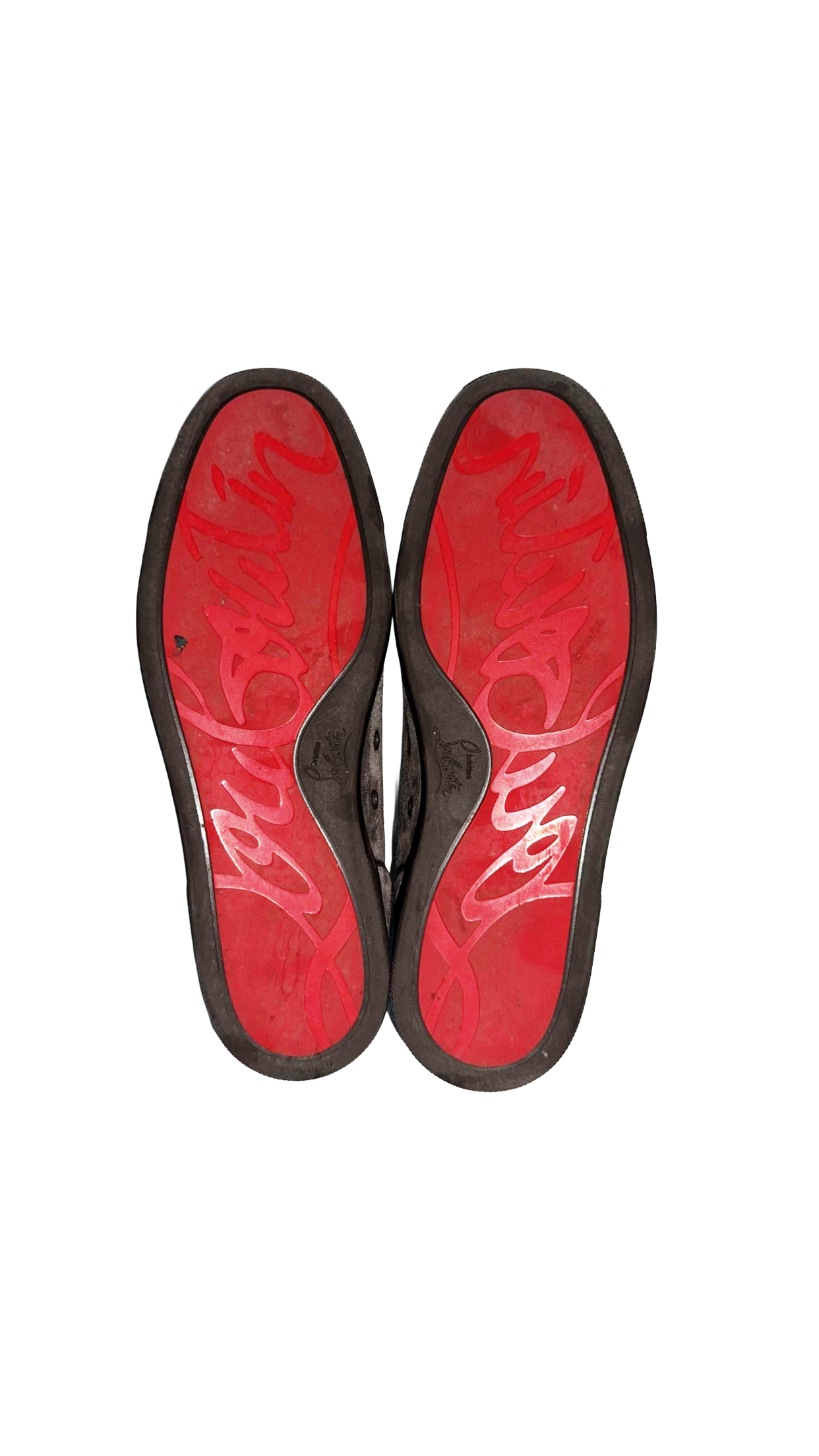 Christian Louboutin Junior Spike Suede Sneakers