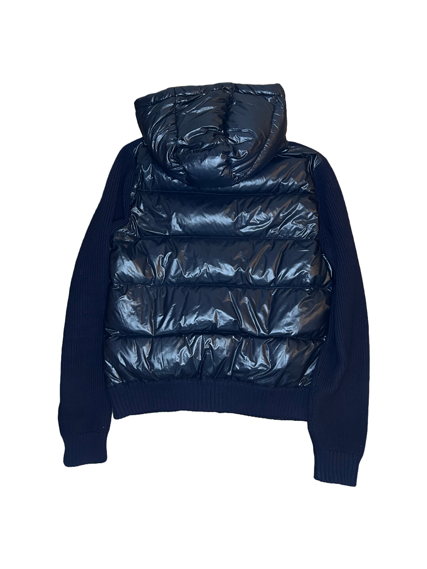 Moncler Hooded Down Cardigan