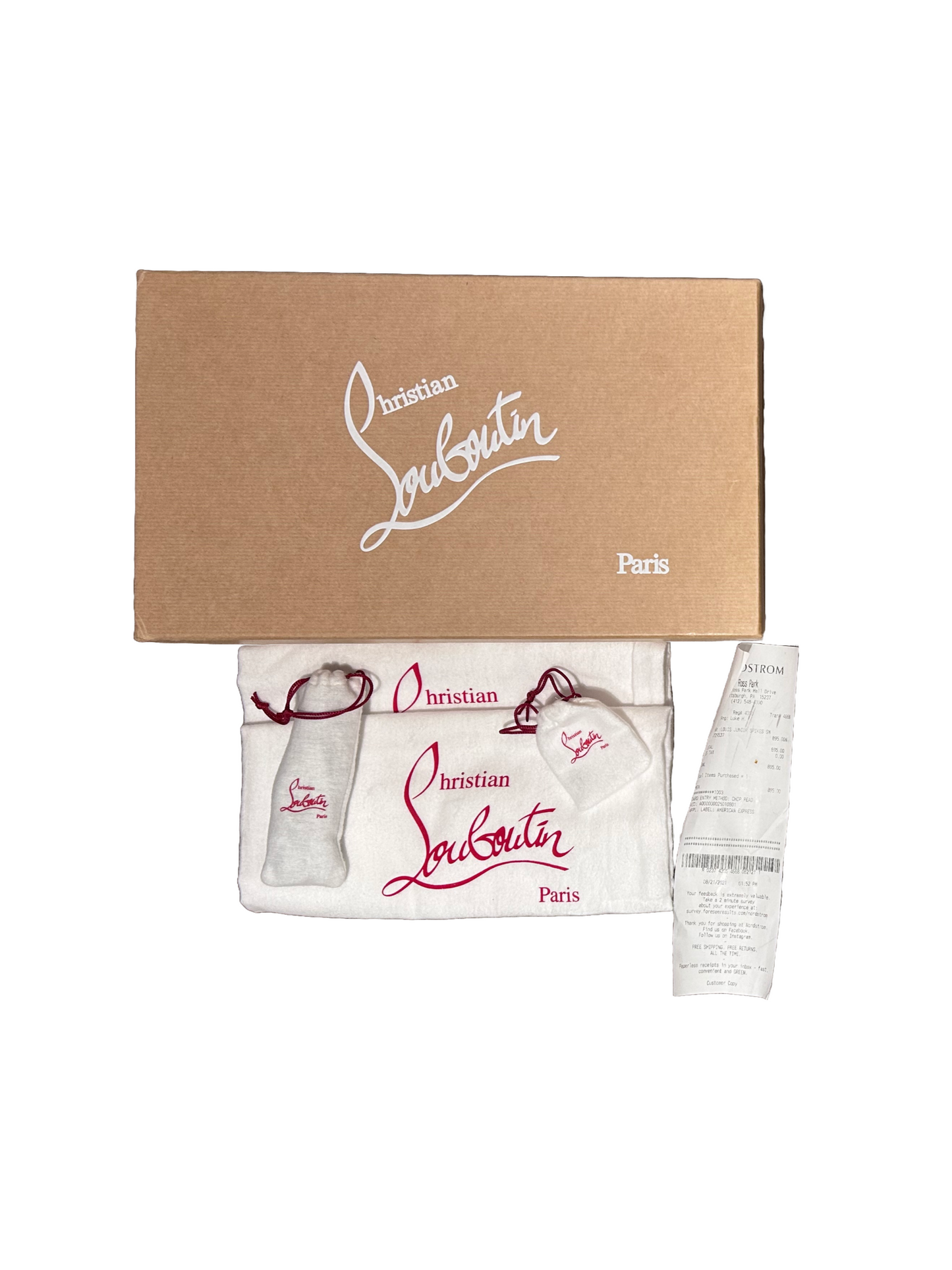 Christian Louboutin Junior Spike Suede Sneakers