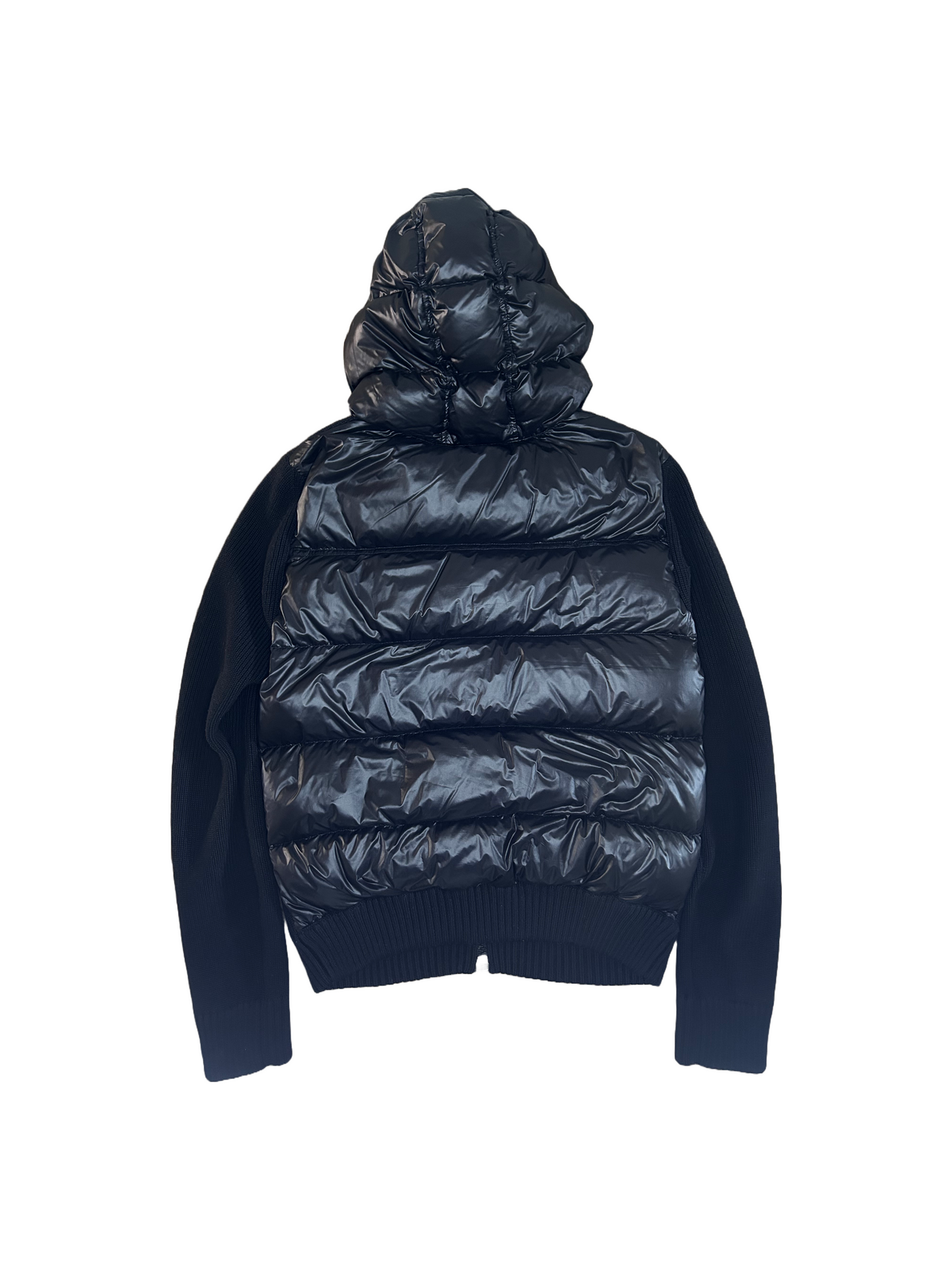 Moncler Hooded Down Cardigan