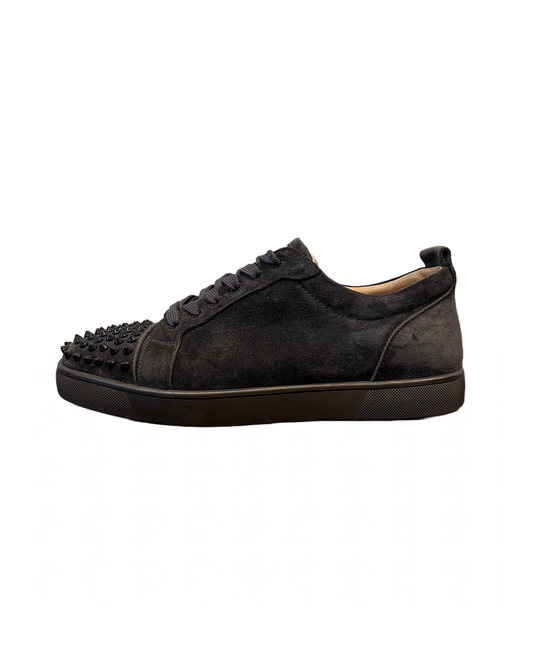 Christian Louboutin Junior Spike Suede Sneaker