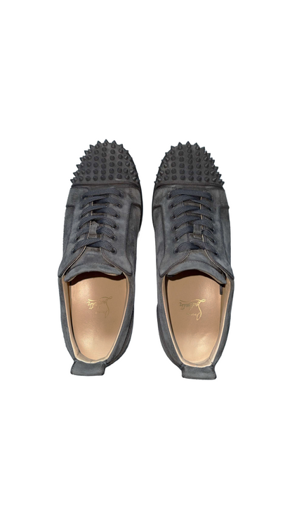Christian Louboutin Junior Spike Suede Sneakers