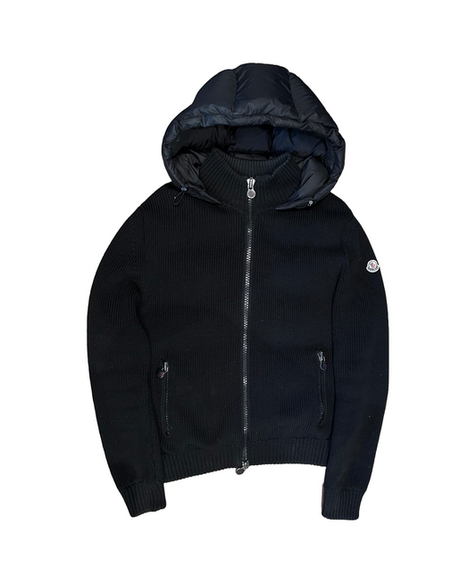 Moncler Hooded Down Cardigan