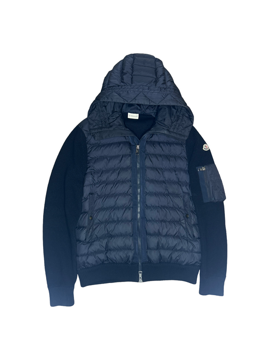 Moncler Hooded Down Cardigan