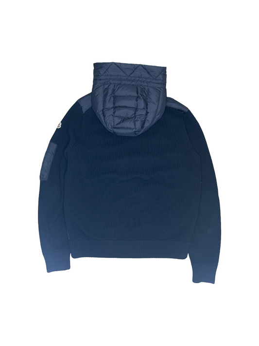 Moncler Hooded Down Cardigan