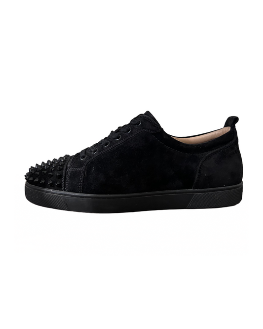 Christian Louboutin Junior Spike Suede Sneaker